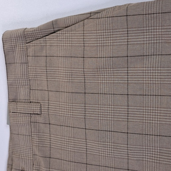 BurnSide Flat Front Golf Walking Plaid Tan Shorts Men's Size 38 - Picture 3 of 15